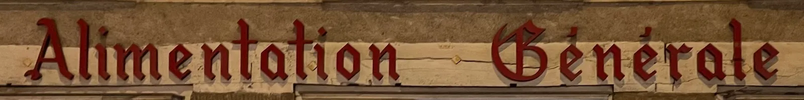 Alimentation Générale